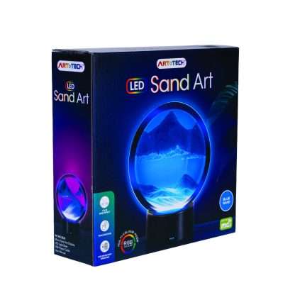 Blue LED Sand Art Lamp