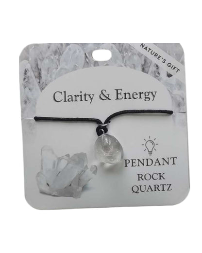 Quartz- Clarity & Energy Pendant