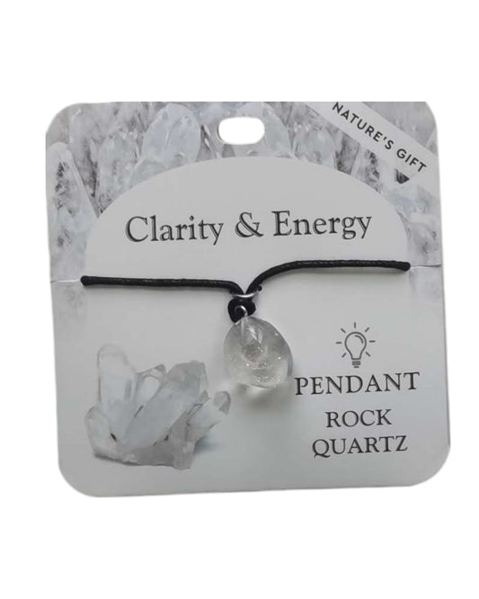 Quartz- Clarity & Energy Pendant