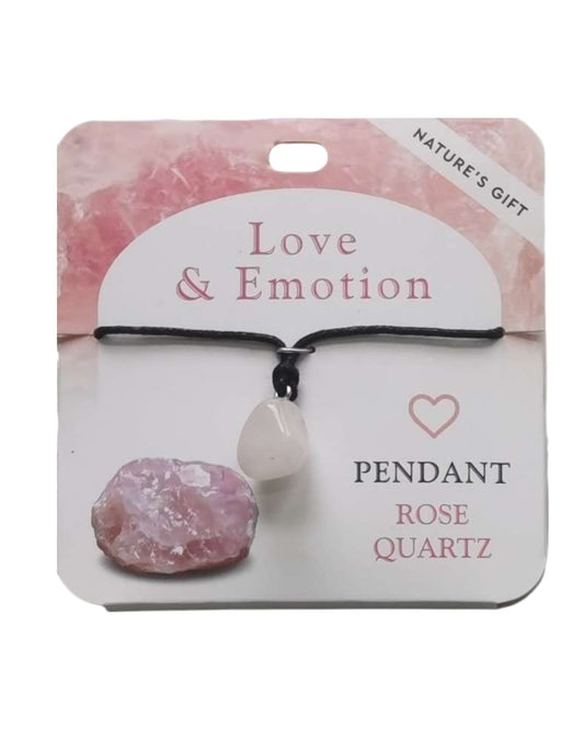 Rose Quartz- Love & Emotion Pendant
