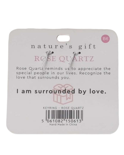 Rose Quartz- Someone Special Keyring