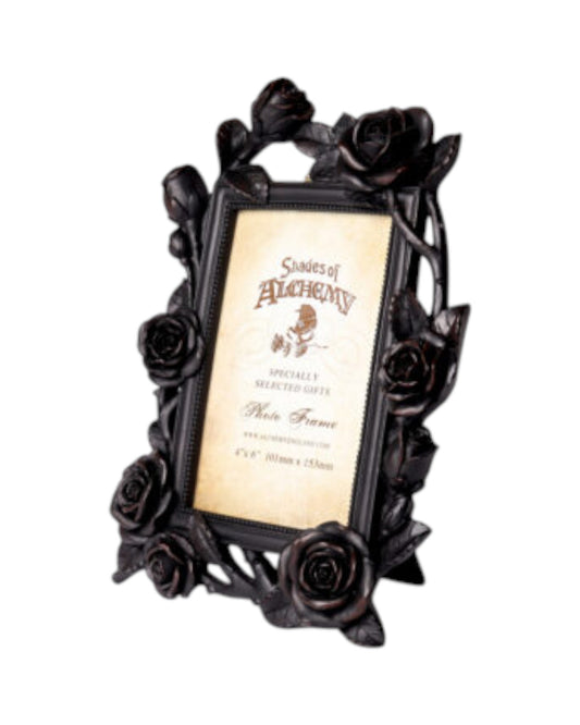 Alchemy Rose & Vine Photo Frame (6×4 inch) Black