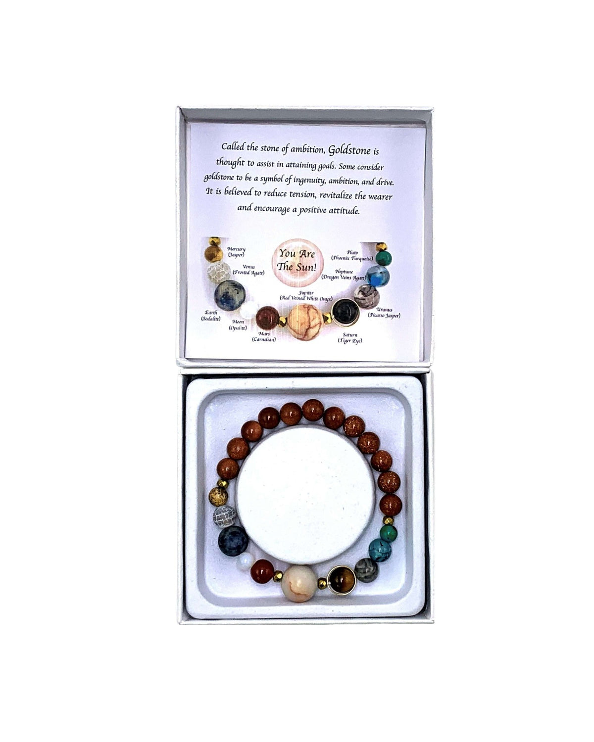 Goldstone Solar System Bracelet