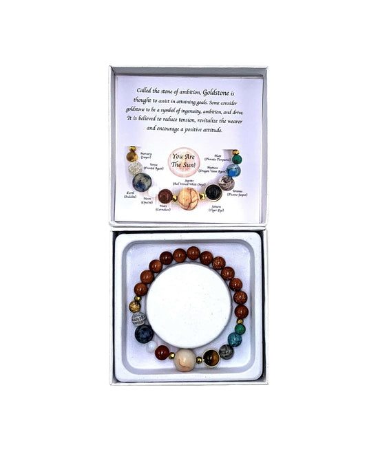 Goldstone Solar System Bracelet