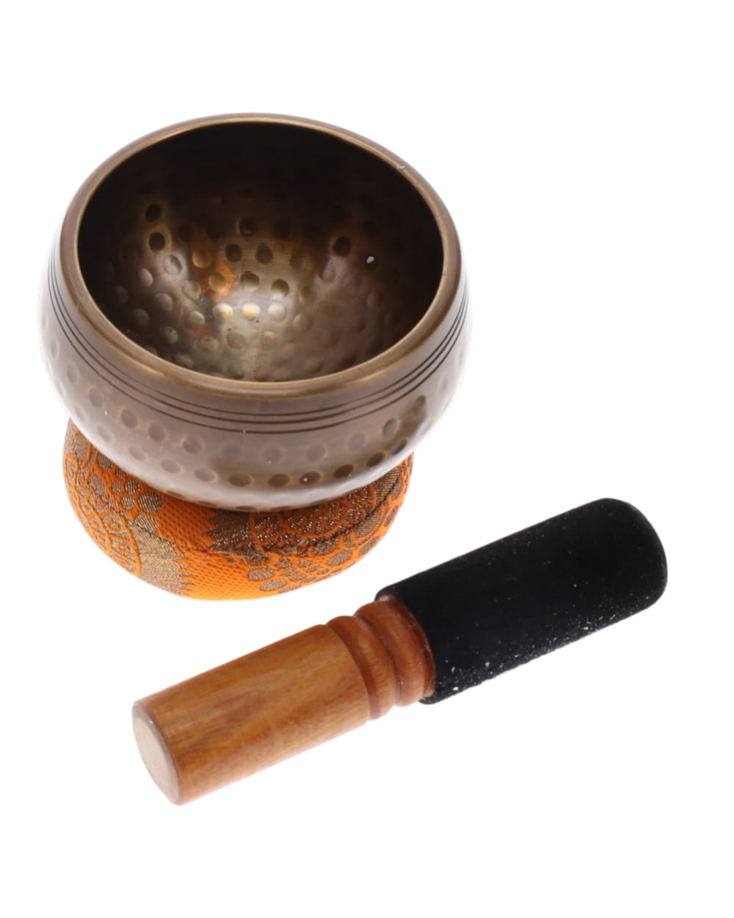 SINGING BOWL - Brass Hammered Antique 8cm