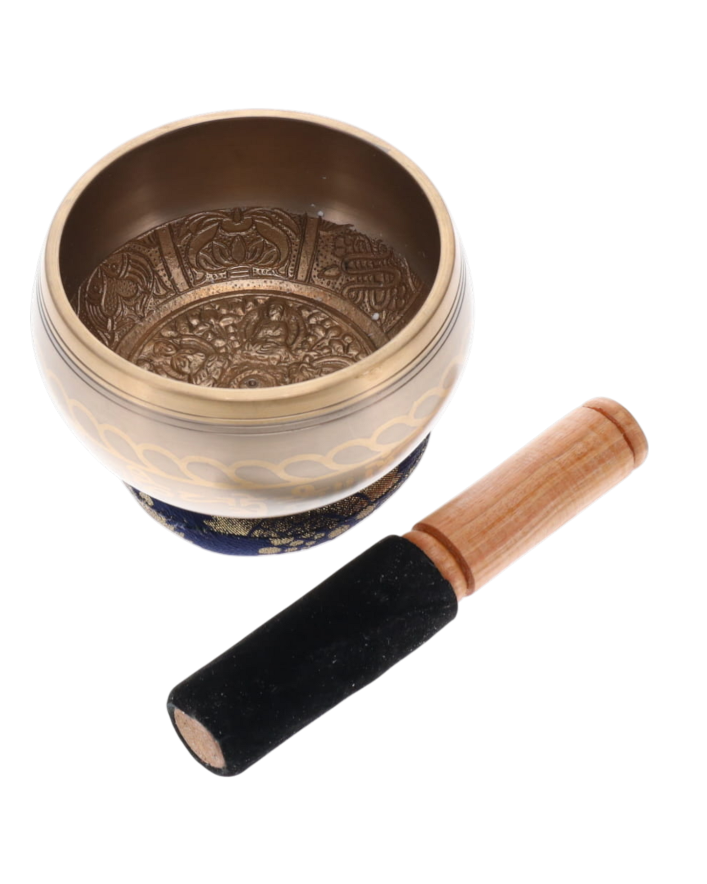 SINGING BOWL - Brass Hammered Brown 11cm