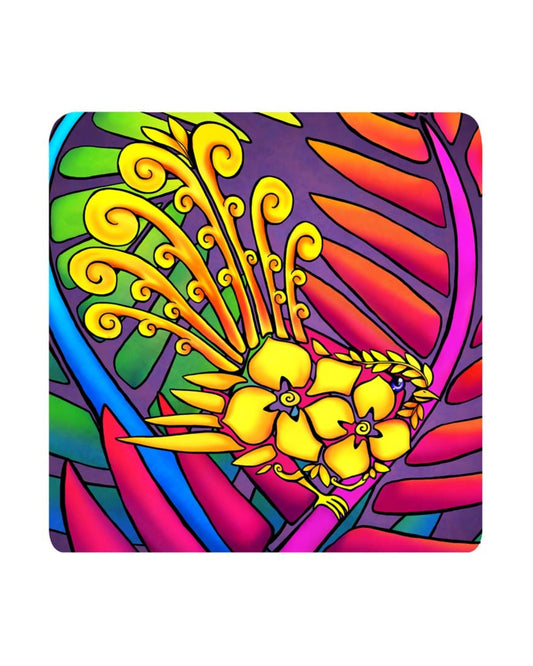 Koru Fantail Ceramic 3D Tile - Sophie Blokker
