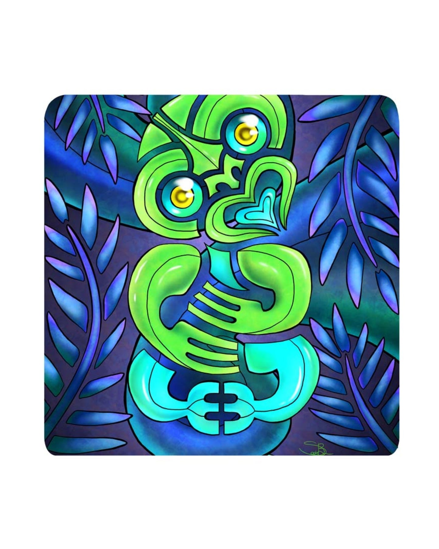 Tiki Ceramic 3D Tile - Sophie Blokker