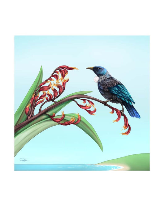 Mirror Tui Ceramic 3D Tile - Sophie Blokker