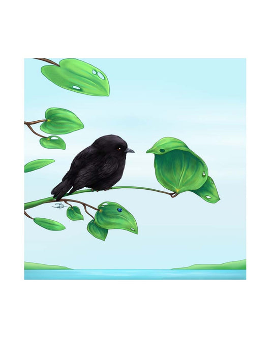 Mirror Robin Ceramic 3D Tile - Sophie Blokker