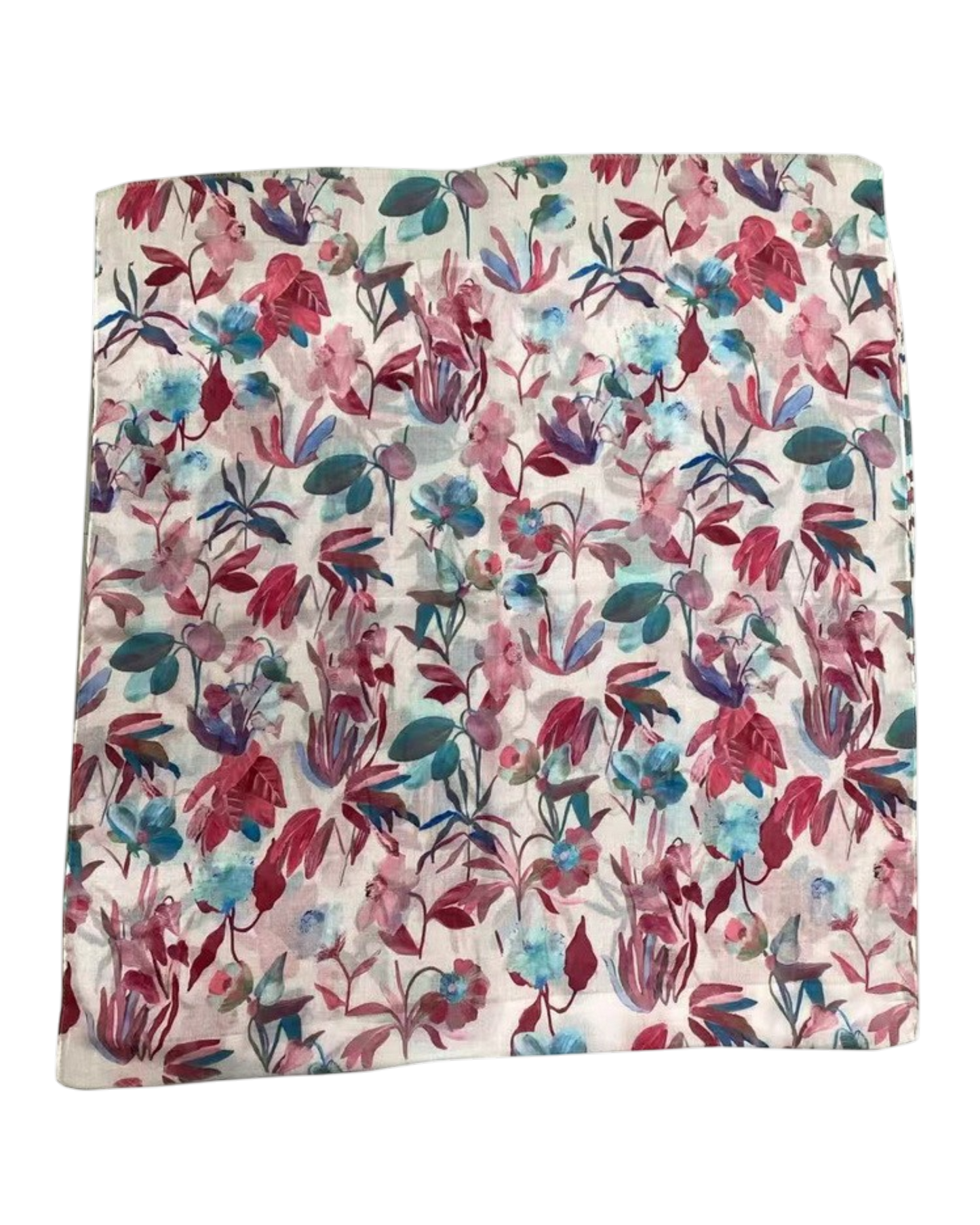 Multi-Floral Scarf - Pink