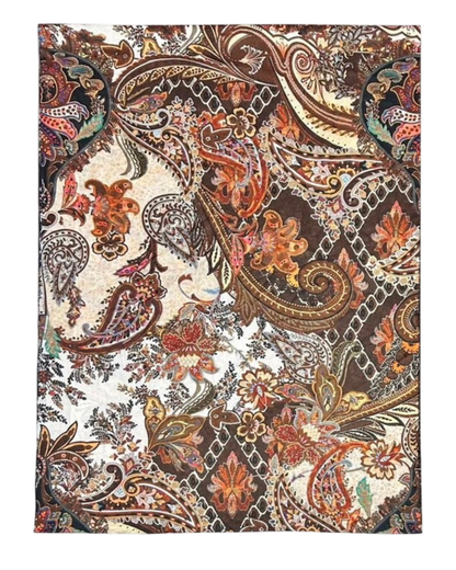Paisley Scarf - RUST