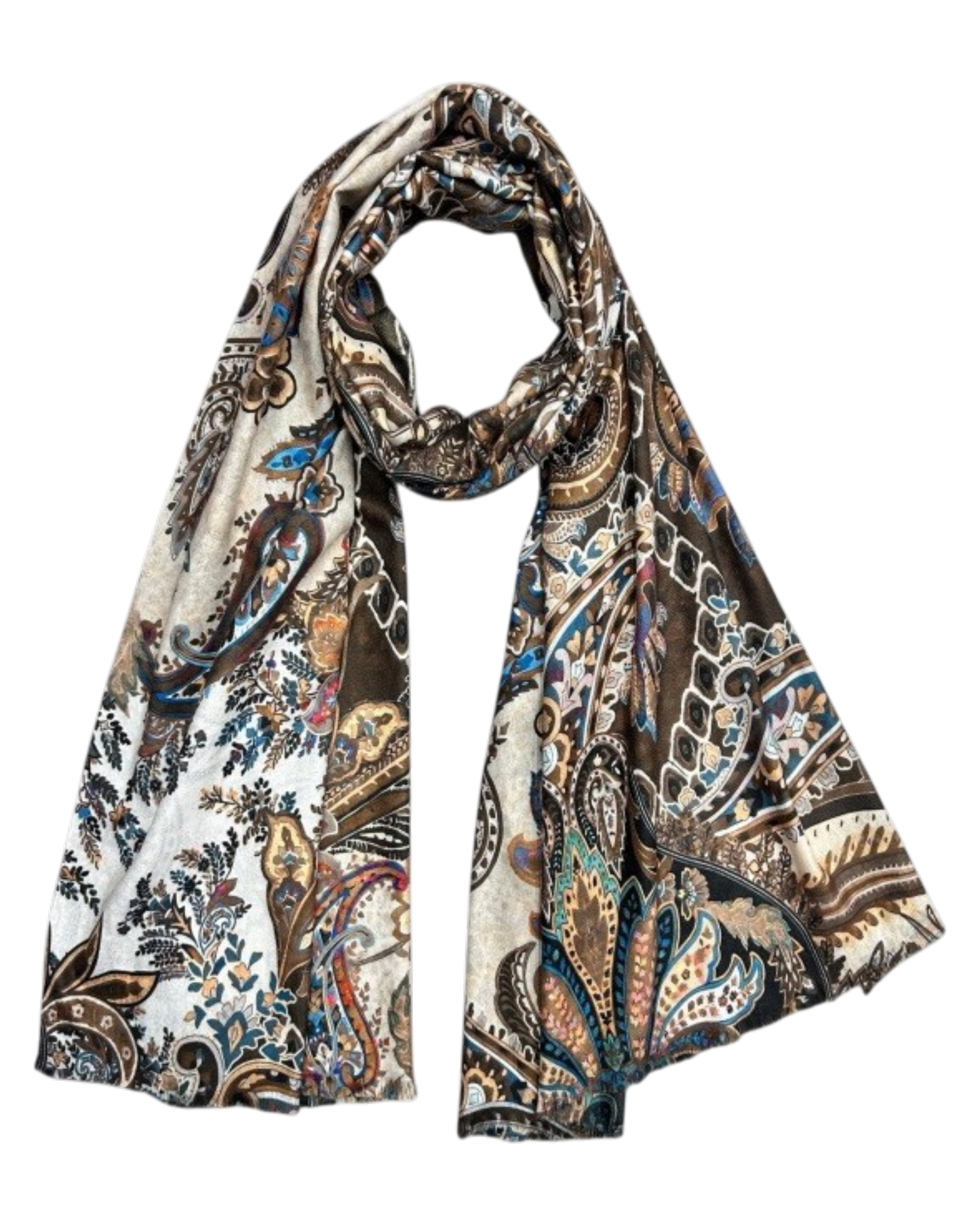 Paisley Scarf - TAUPE