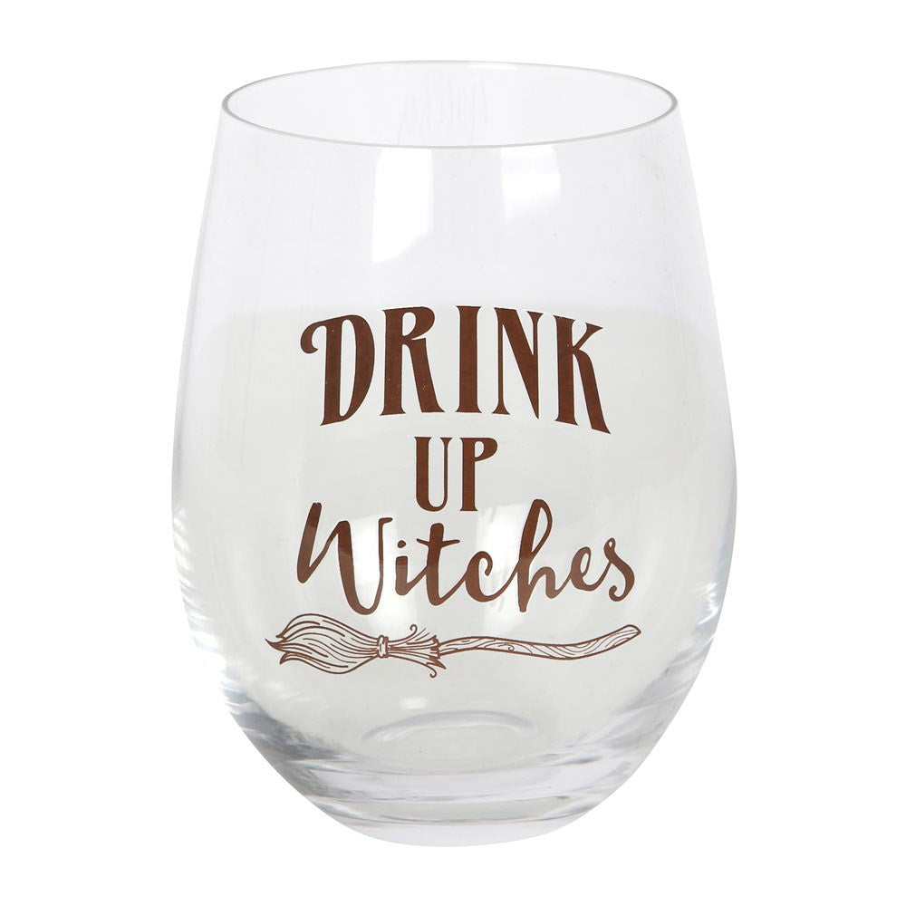 Drink Up Witches Stemless Glass NEW!