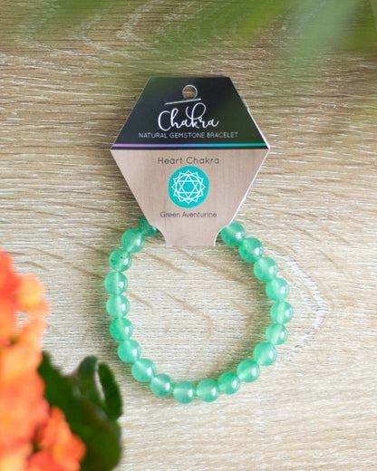 Gemstone Bracelets - Aventurine - Heart Chakra