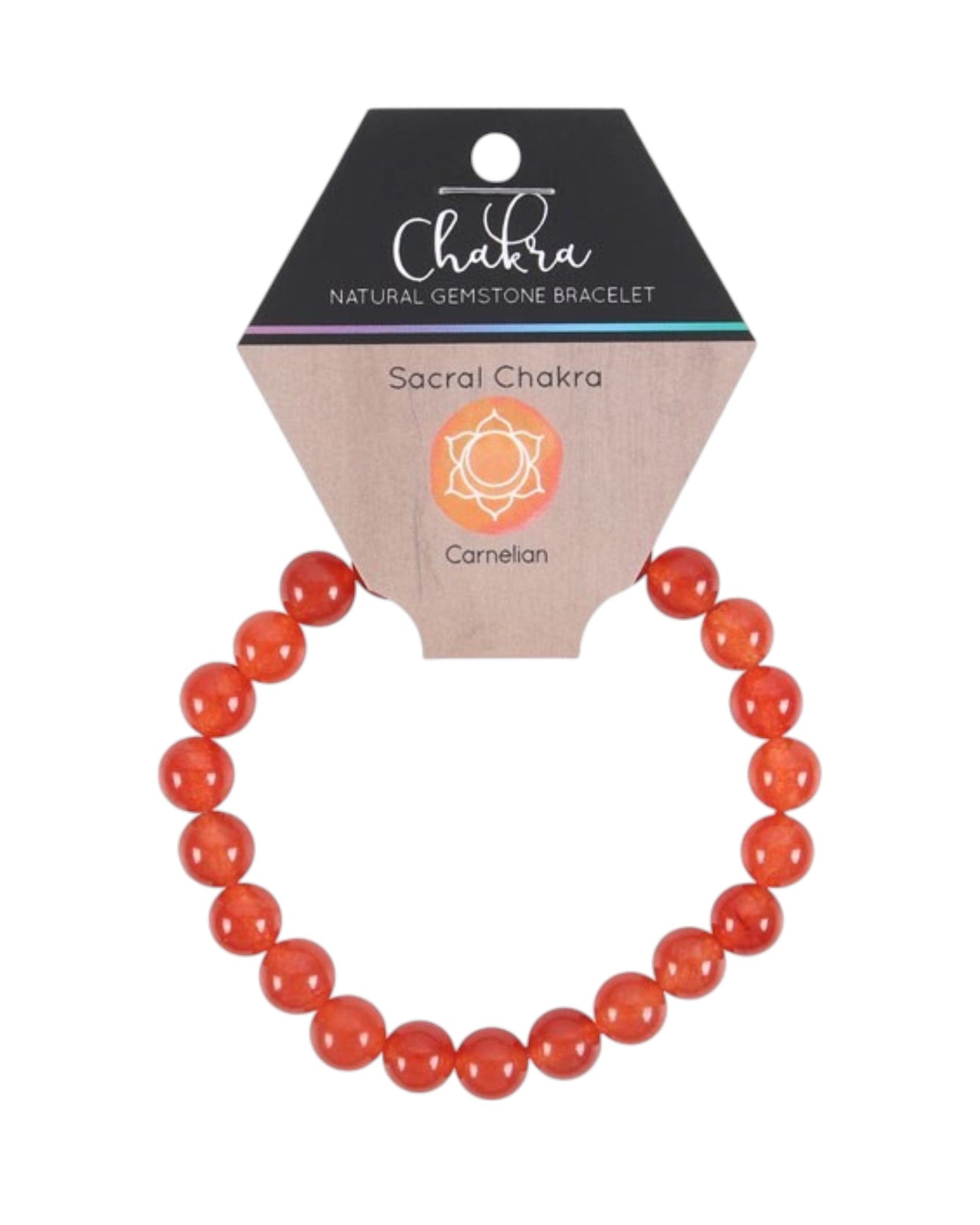 Gemstone Bracelets - Carnelian - Sacral Chakra