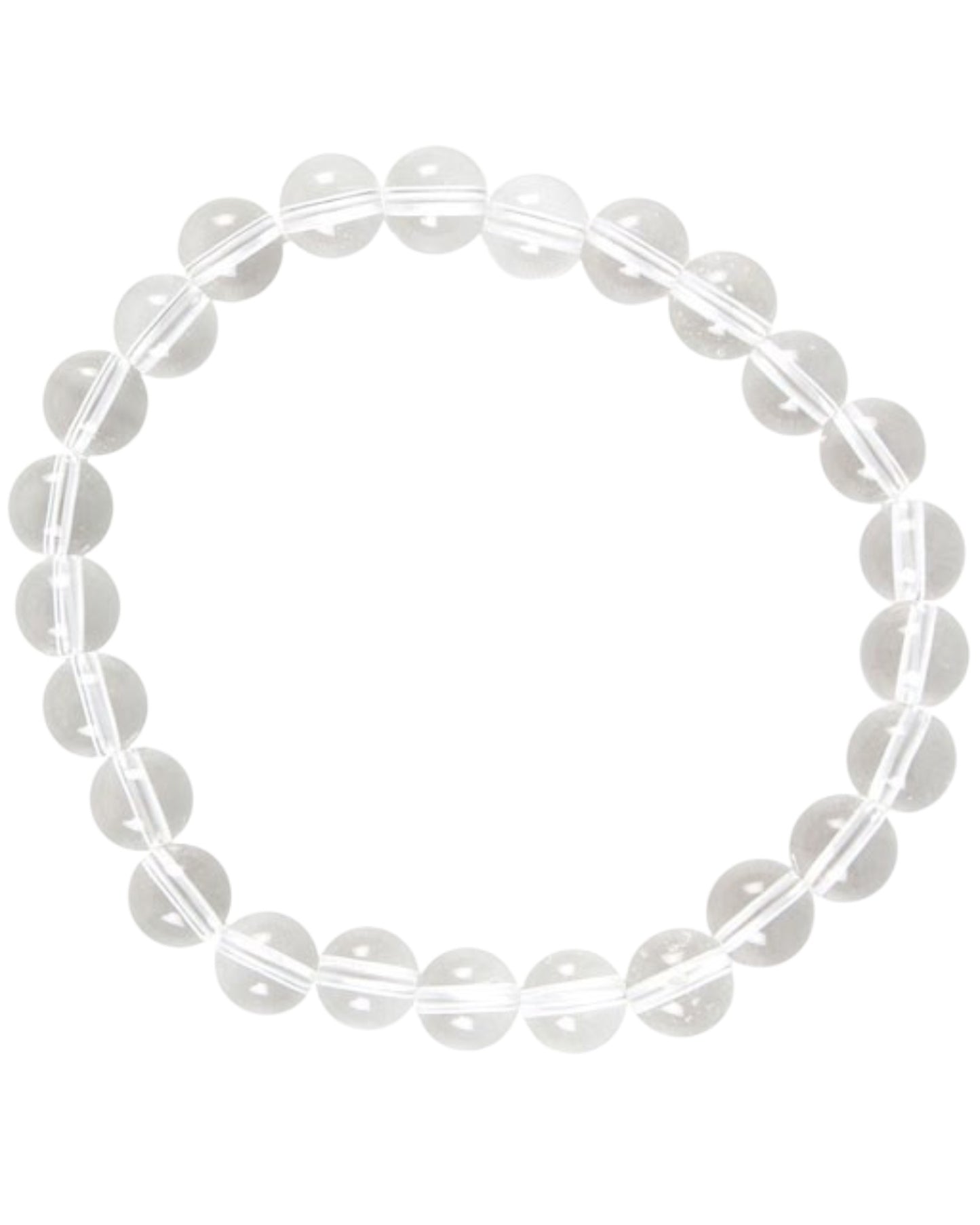 Gemstone Bracelets - Clear Quartz - Crown Chakra