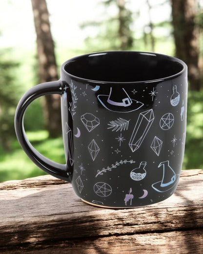 Crystal Witch Print Mug NEW