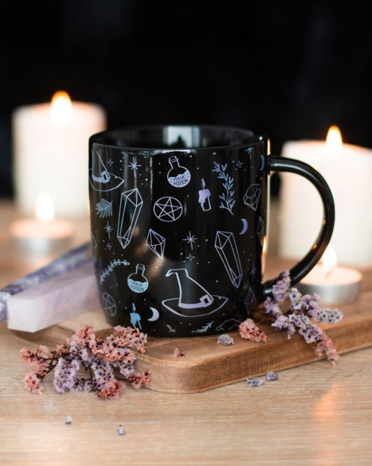 Crystal Witch Print Mug NEW