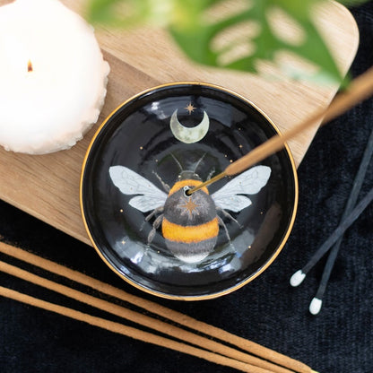 Forest Bee Ceramic Incense Plate NEW!
