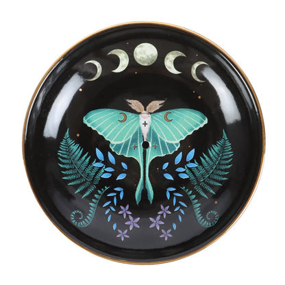 Luna Moth Ceramic Incense Plate NEW!