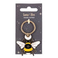 Luna Bee Metal Enamel Keyring NEW