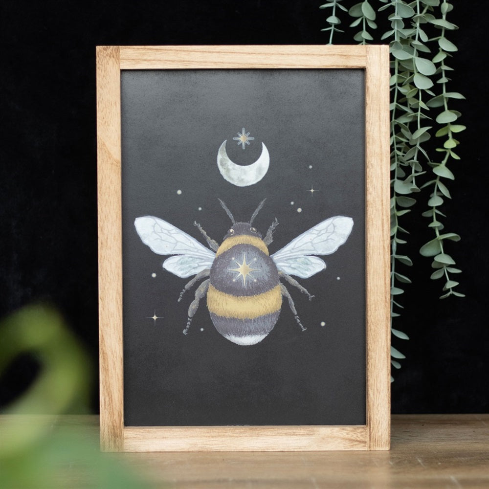 Forest Bee Wooden Framed Wall Art