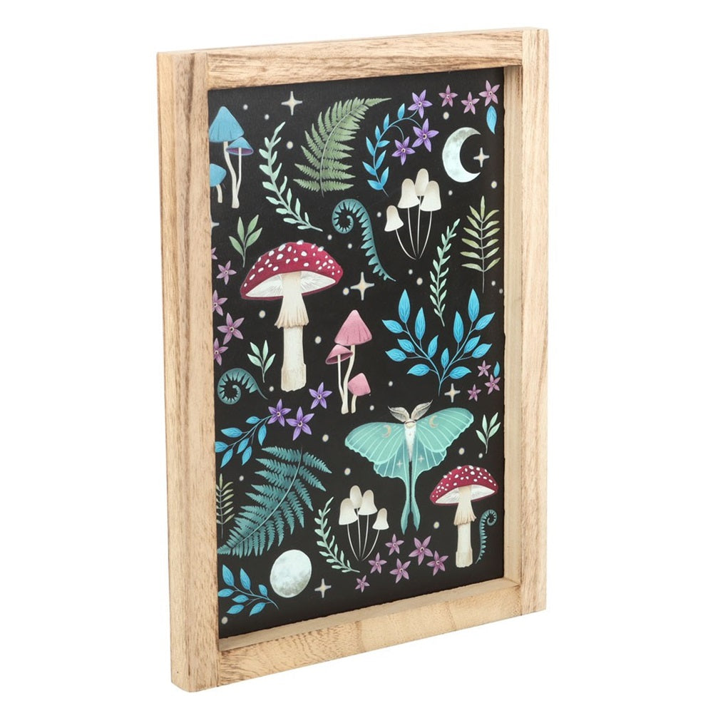 Dark Forest Print Wooden Framed Wall Art