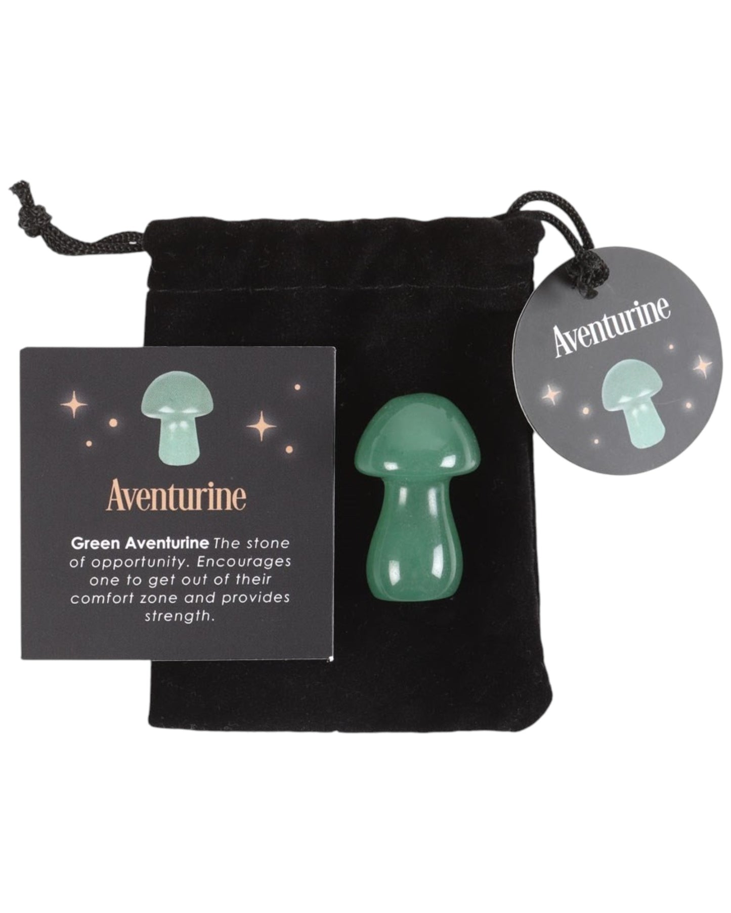 Aventurine Magical Crystal Mushroom