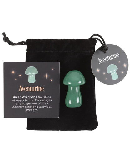 Aventurine Magical Crystal Mushroom