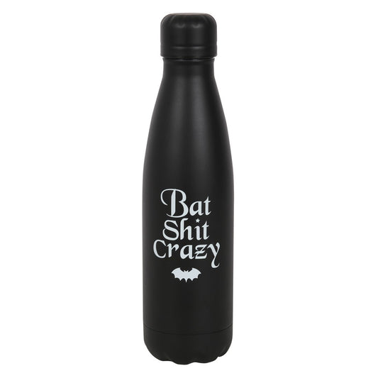 Bat Shit Crazy Metal Water Bottle NEW!