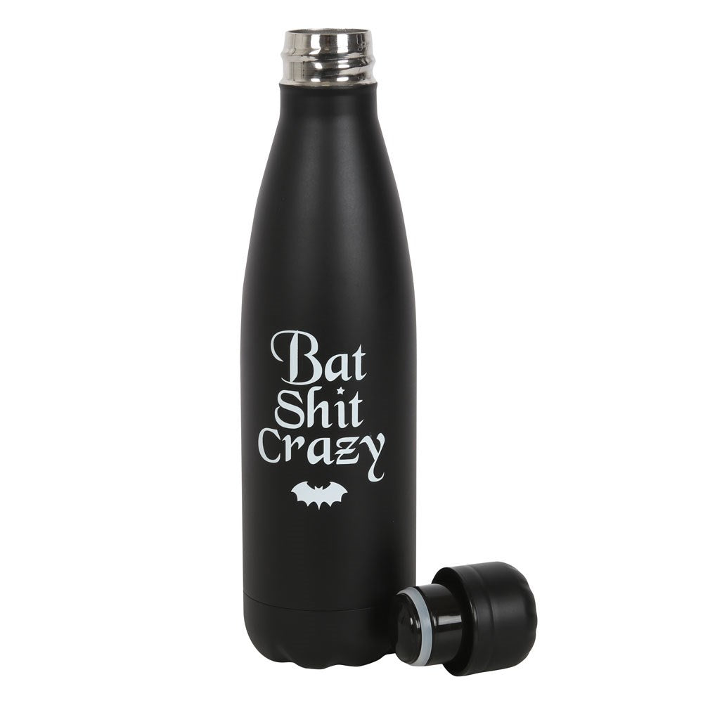 Bat Shit Crazy Metal Water Bottle NEW!