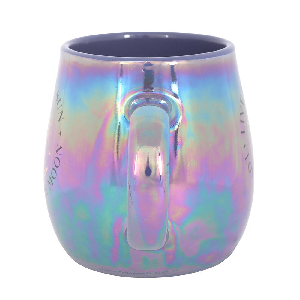 Live by the Sun Love by the Moon Iridescent Mug NEW!