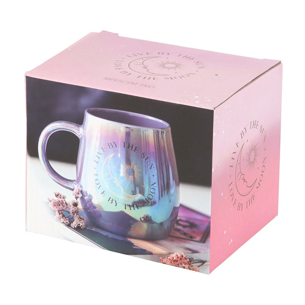 Live by the Sun Love by the Moon Iridescent Mug NEW!