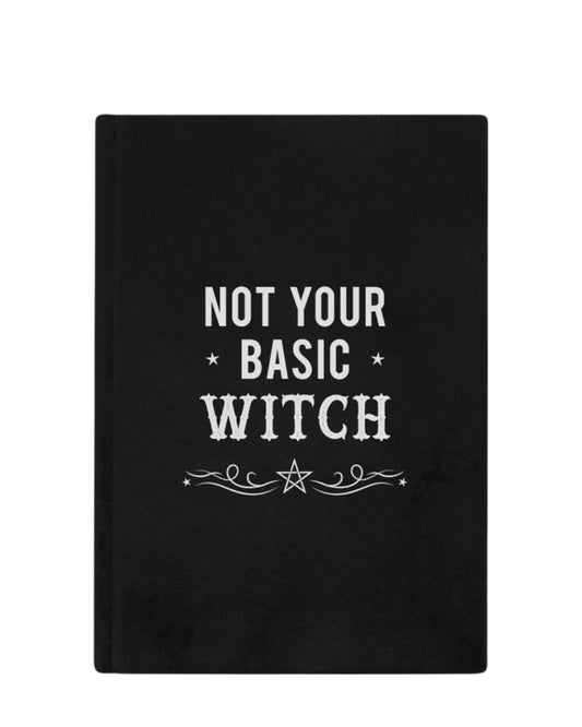 Not Your Basic Witch Velvet A5 Notebook