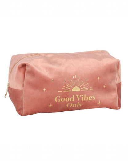 Good Vibes Only Makeup Bag NEW