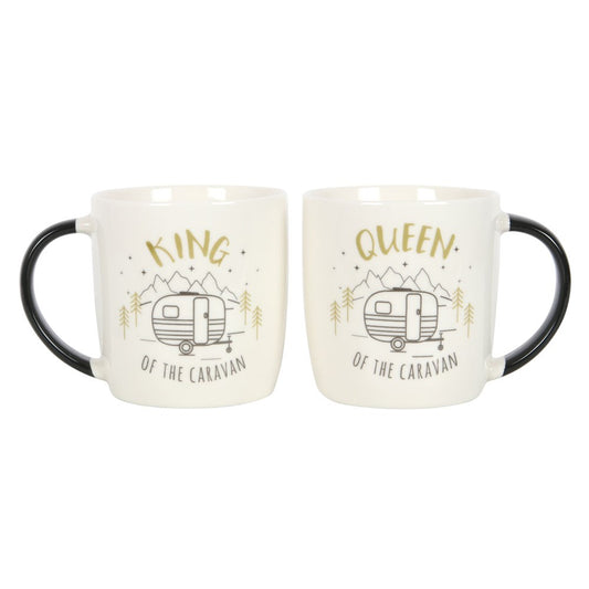 King and Queen Camping Mugs