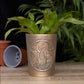 Moon Shadows Bronze Terracotta Plant Pot by Lisa Parker NEW!