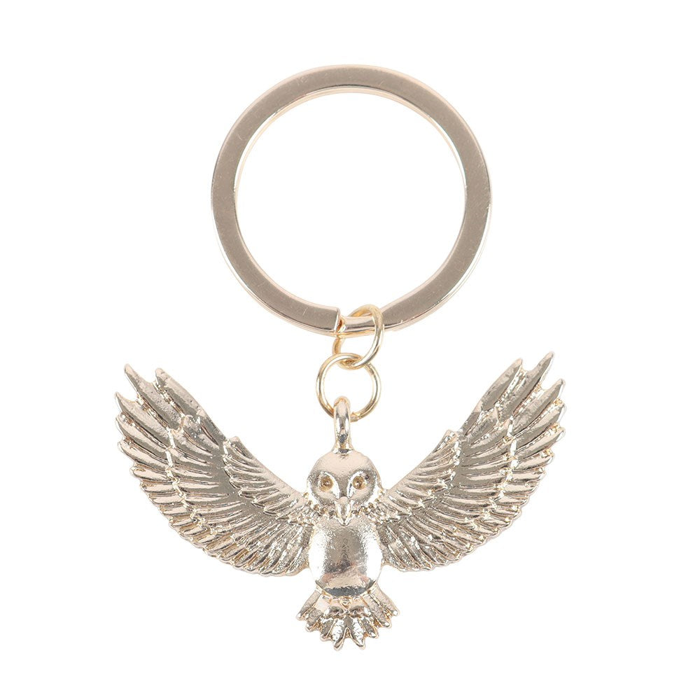 Night Owl Metal Keyring NEW!