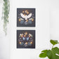 Night Owl Light Up Canvas Picture NEW!