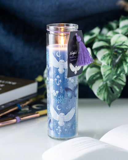 Night Owl Lavender Tube Candle NEW!
