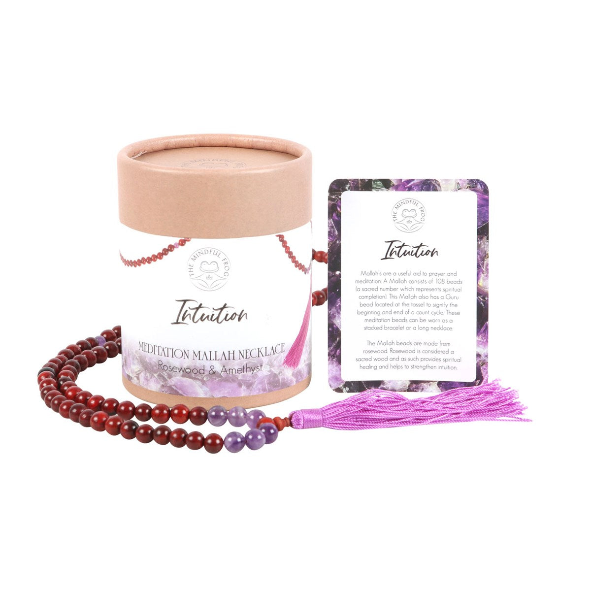 Intuition Rosewood & Amethyst Mala Necklace NEW!