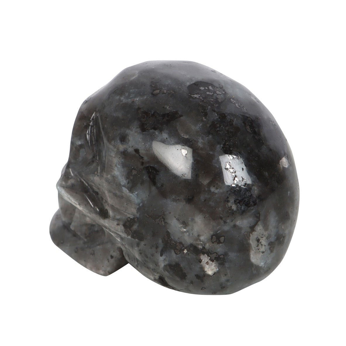 Black Labradorite Crystal Skull NEW!
