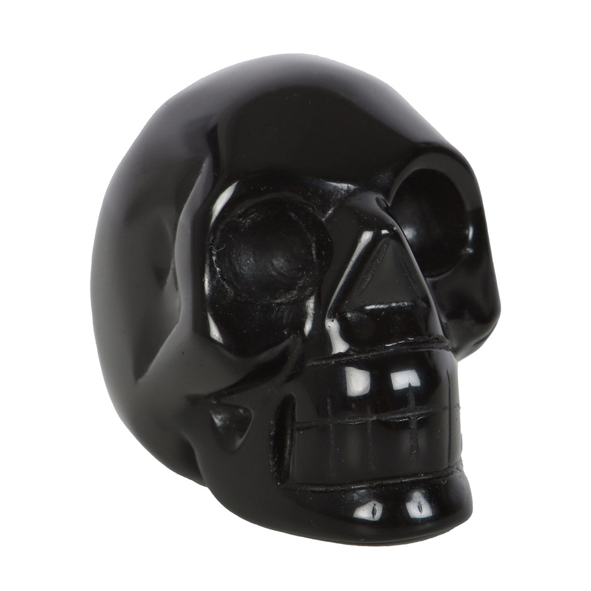 Black Obsidian Crystal Skull NEW!