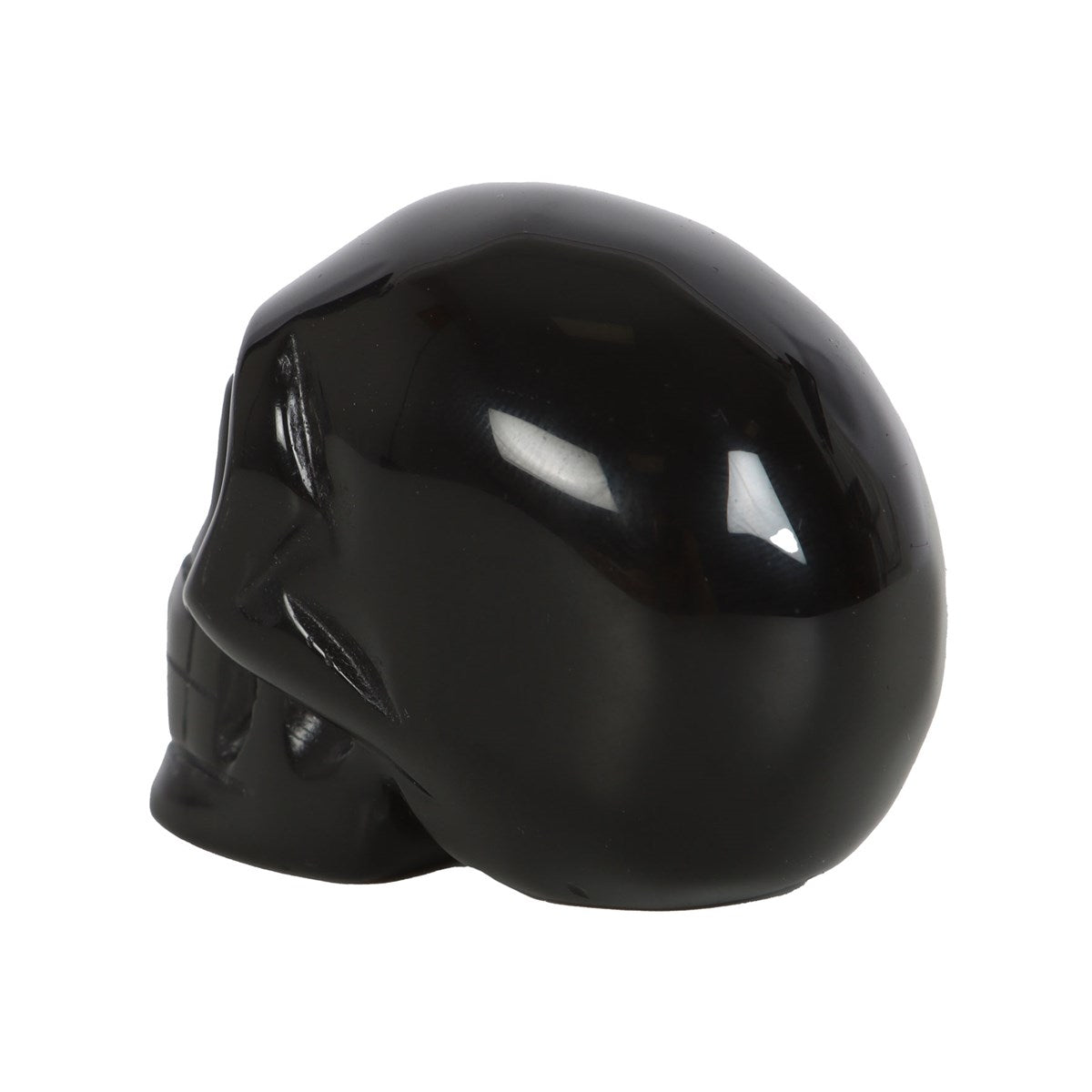 Black Obsidian Crystal Skull NEW!