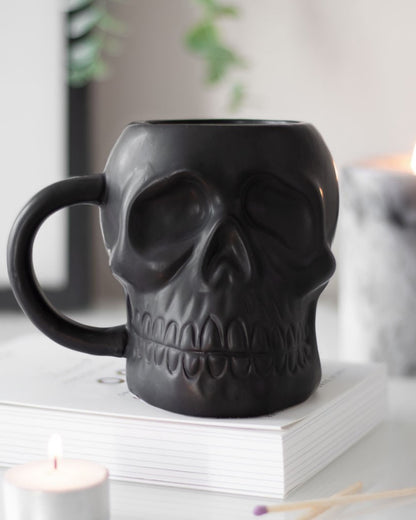 Black Skull Mug