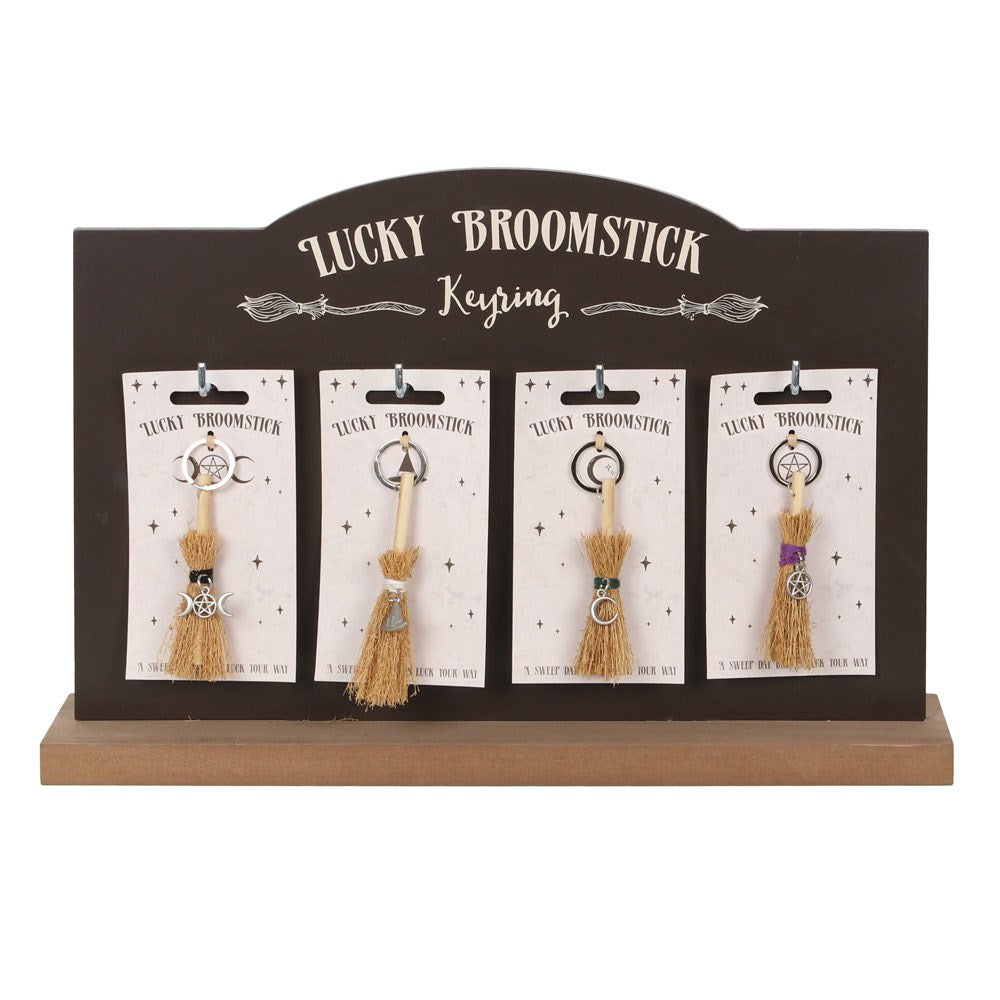 Lucky Broomstick Keyrings NEW!