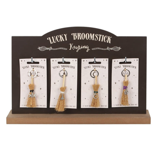 Lucky Broomstick Keyrings NEW!