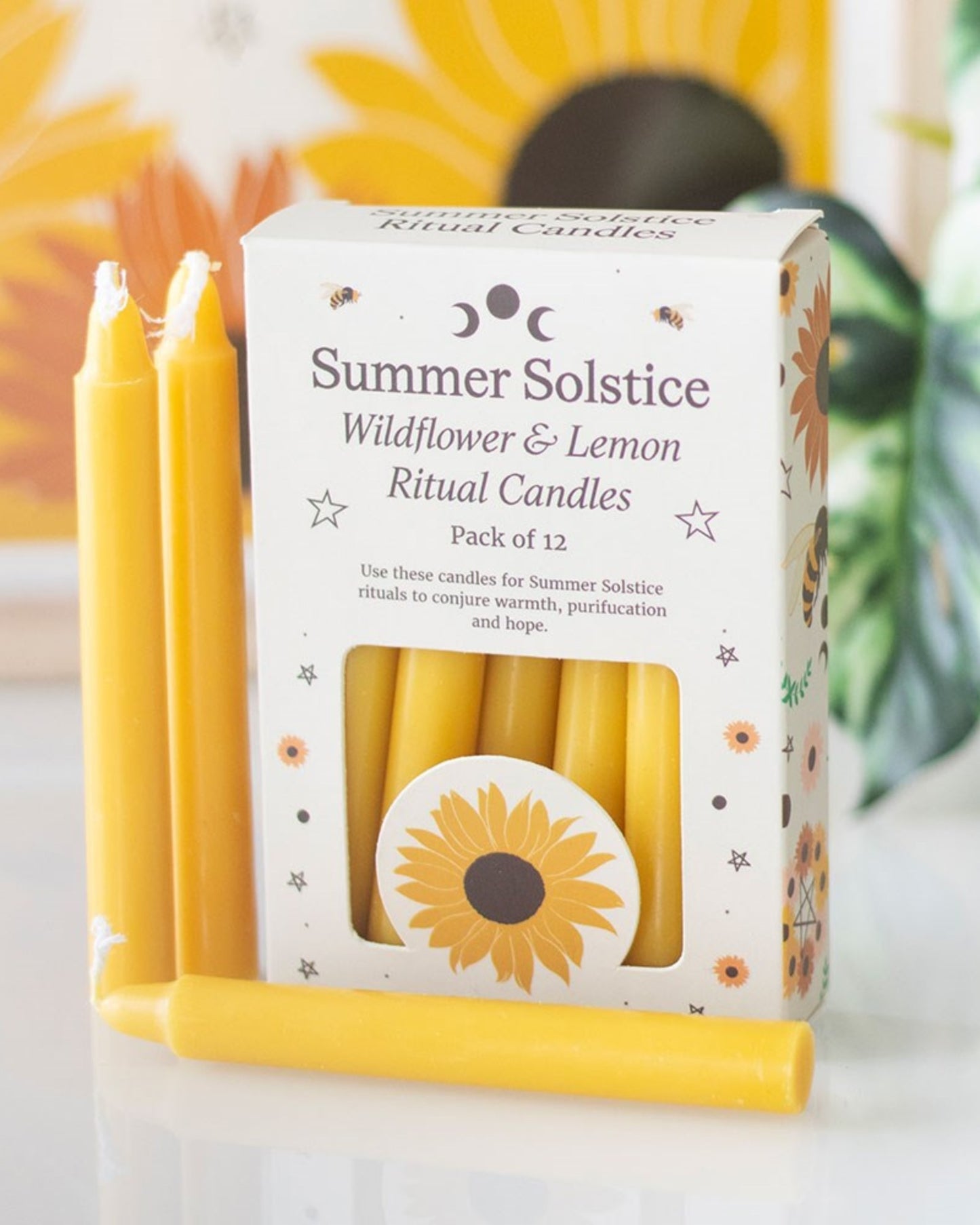 Wildflower & Lemon Summer Ritual Candles Pack of 12 NEW!