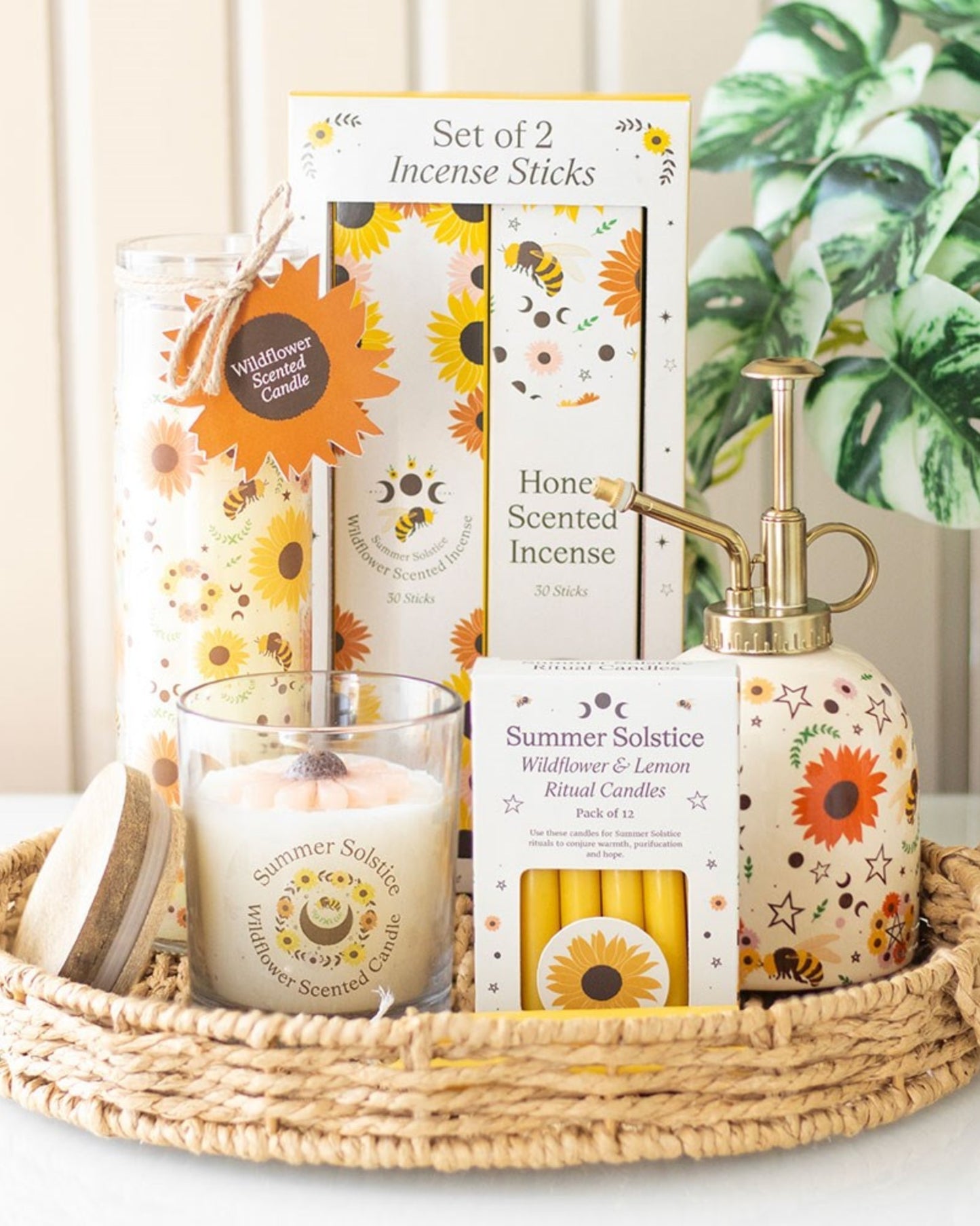 Wildflower & Lemon Summer Ritual Candles Pack of 12 NEW!